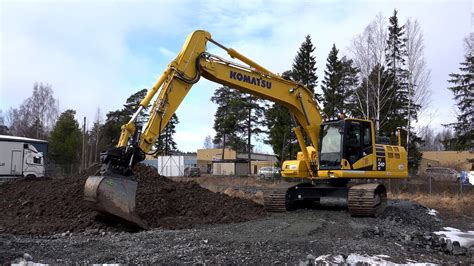 Komatsu PC 490 Lc Excavator Gravemaskin Big Komatsu Machines YouTube