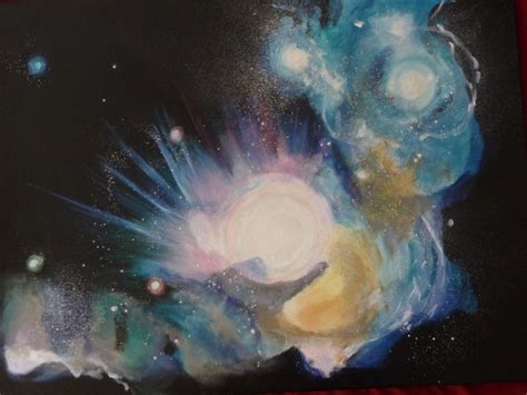 Daisy's paintings: Galaxy paintings