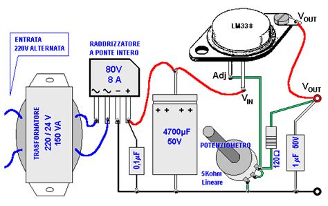 Schema Alimentatore Con N Fare Di Una Mosca