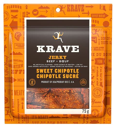 Krave Sweet Chipotle Beef Jerky Mec