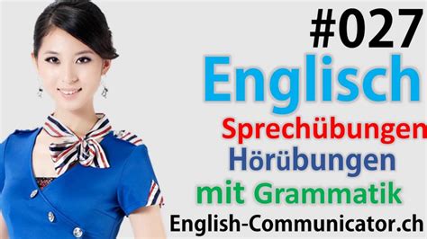 27 Englisch grammatik für Anfänger Deutsch English Sprachkurse YouTube