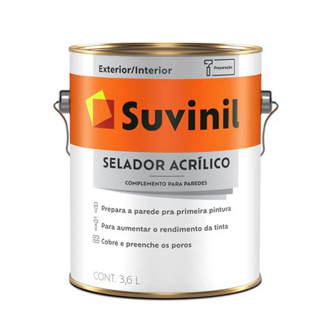 Suvinil Selador Acrilico Galao Castor Center Material De Constru O E