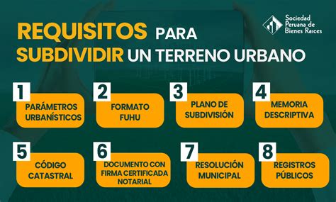 Requisitos Para Subdividir Un Terreno Urbano