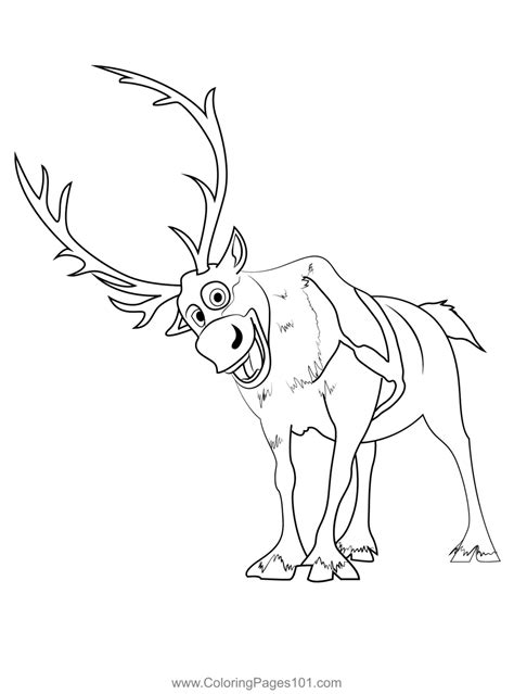 Frozen Sven Drawing