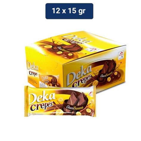 Jual Deka Crepes Wafer Choco Banana X Gr Shopee Indonesia