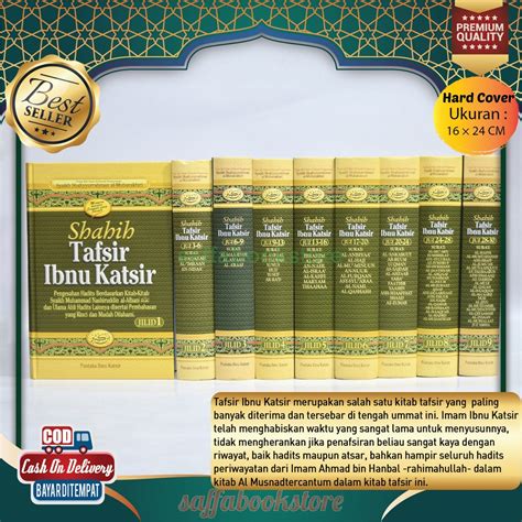 Jual Buku Islami Buku Kitab Shahih Tafsir Alquran Ibnu Katsir Set Isi