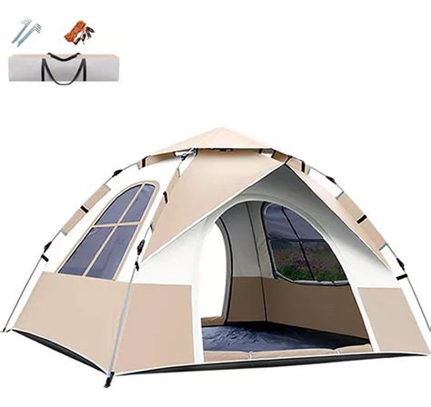 Tienda Casa De Campaña 4 Personas Grande Camping 2 1x2x1 35m Meses