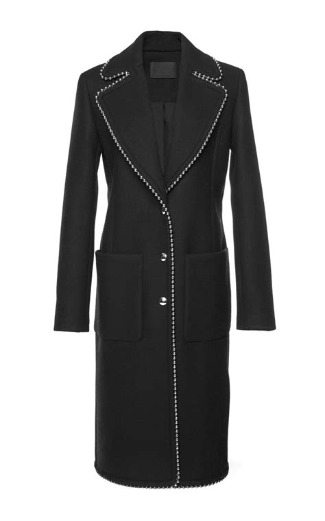 Neoprene Felt Coat By Alexander Wang For Preorder On Moda Operandi Fw15