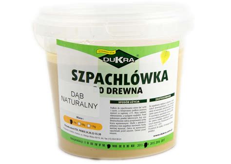 SZPACHLÓWKA SZPACHLA DO DREWNA 1 5kg DĄB NATURALNY Cena Opinie