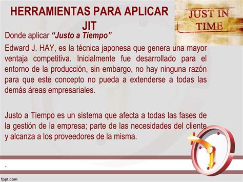 Ppt Justo A Tiempo Powerpoint Presentation Free Download Id 2713112