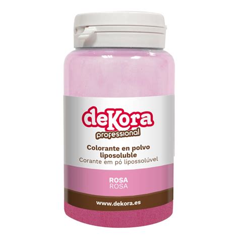 Colorante Polvo Liposoluble Rosa G Dekora