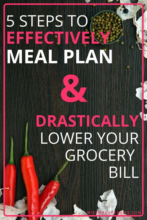 Meal Planning 5 Simple Steps To Effectively Meal Plan And Save Money