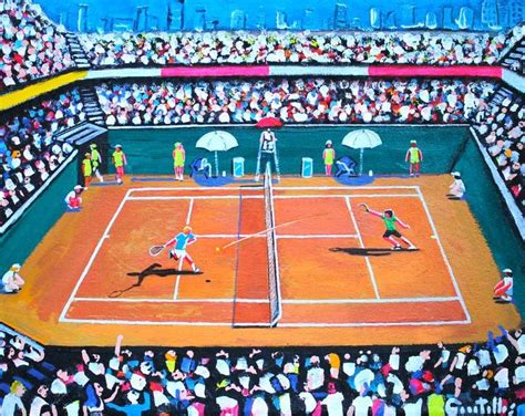 Tennis Painting Sports Painting Painting Tennis