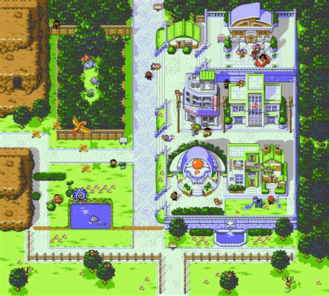 Viridian City Redrawn : PixelArt