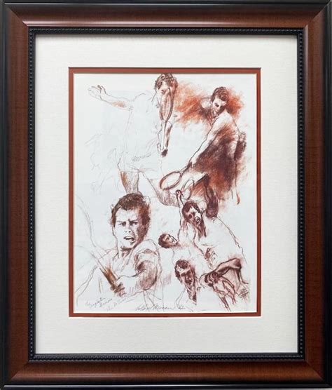 Leroy Neiman John Mcenroe Tennis FRAMED Art Print Etsy