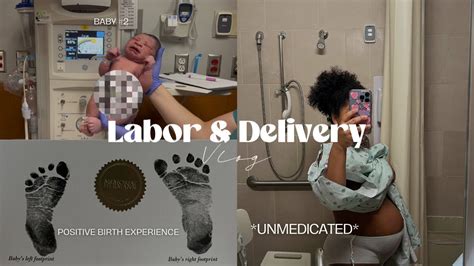 Labor Delivery Vlog Baby Is Here No Epidural My Water Broke