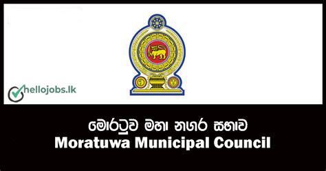 Fireman Moratuwa Municipal Council Career Government Jobs