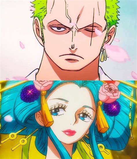 Roronoa Zoro Zorojuro X Oiran Komurasaki Kozuki Hiyori Wano One Piece