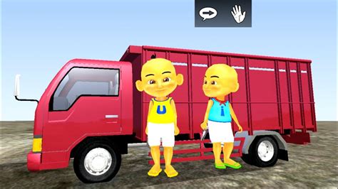 Upin Ipin Menemukan Truk Oleng Merah Di Puncak Gunung GTA YouTube