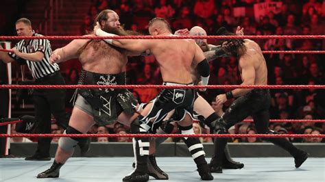 The Viking Raiders Vs Seth Rollins Buddy Murphy Raw Tag Title