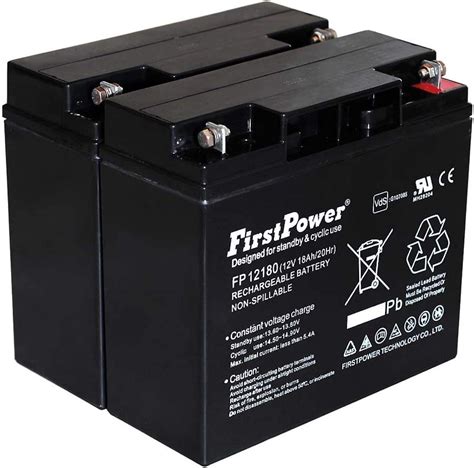 FirstPower Blei Gel Akku für USV APC RBC7 12V 18Ah Amazon de Elektronik