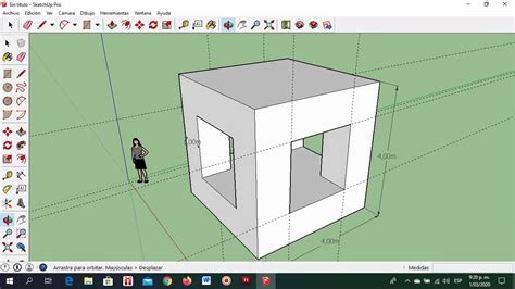 Herramienta Medir Sketchup Youtube