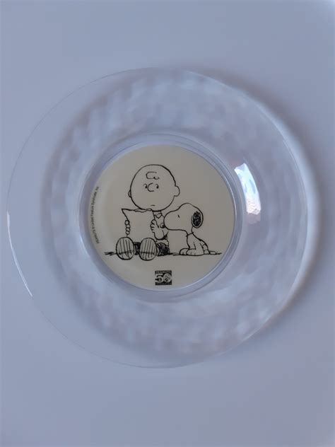 Set of 3 Snoopy Glass Plates - Etsy