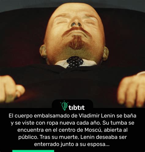 Sabías que Cuerpo embalsamado de Vladimir Lenin Curiosidades Datos