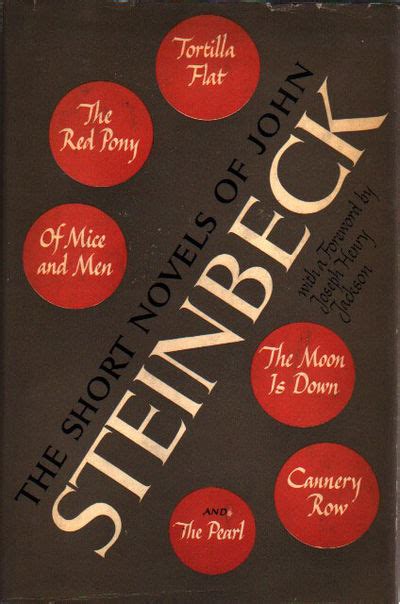 The Short Novels of John Steinbeck by John Steinbeck - first edition ...