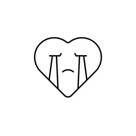 crying emoji vector icon illustration  vector art  vecteezy
