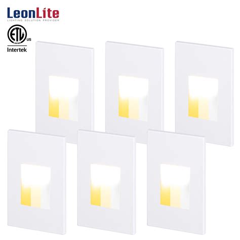 Leonlite Pack Cct Led Step Lights V Dimmable Stair Lights Indoor