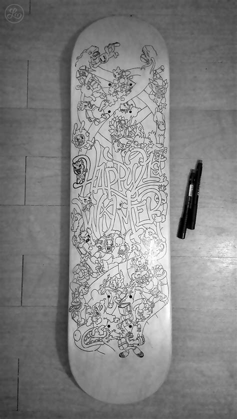 Skateboard Doodle Art On Behance