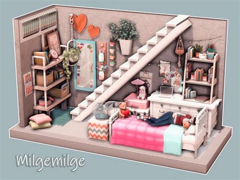 Cute Basement Bedroom Sims House Sims House Design Sims 4 Houses