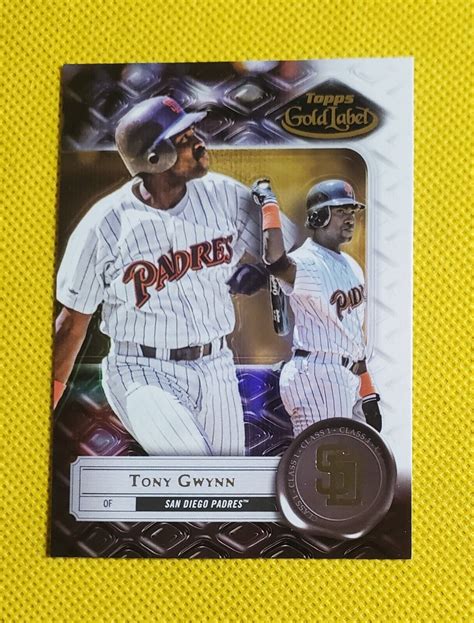 2022 Topps Gold Label Class 1 72 Tony Gwynn For Sale Online Ebay