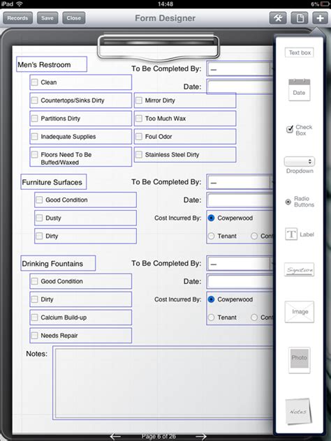 creating  note field   text field formconnections