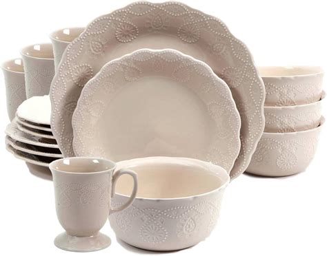 The Pioneer Woman Cowgirl Lace 12 Piece Dinnerware Set Linen Dinnerware Sets