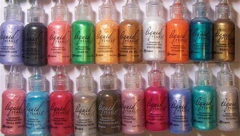 Oz Liquid Pearls Dimensional Pearlescent Paint For Fabric Paper U