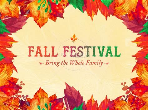 Fall Festival Background Images