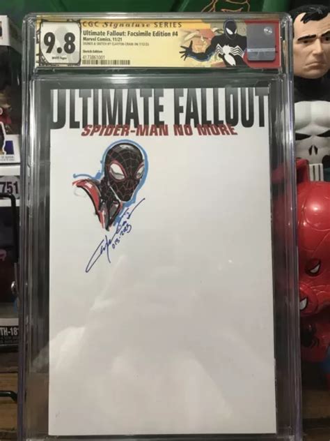 Ultimate Fallout Cgc Ss Schizzo Clayton Crain Miles Morales