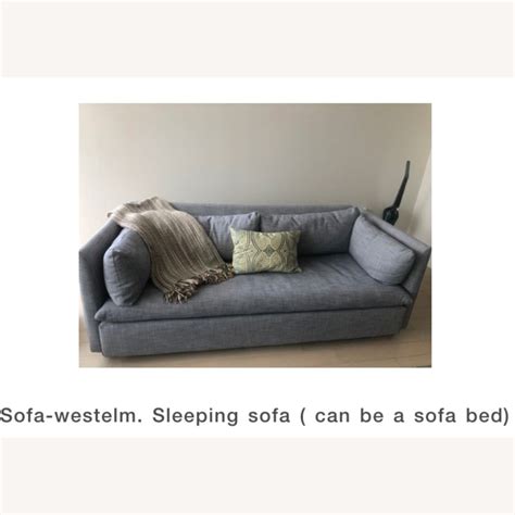 West Elm Sleeper Sofa Bed - AptDeco