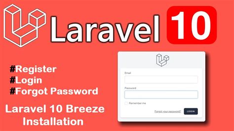 Laravel 10 Breeze Install Laravel Breeze Tutorial Laravel 10 Auth