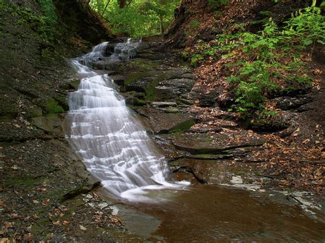 Barnes Creek Falls Onanda Park Canandaigua Photograph By Matthew