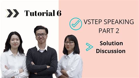 Tutorial 6 VSTEP SPEAKING PART 2 SOLUTION DISCUSSION YouTube