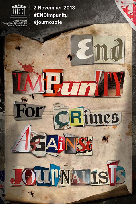 International Day To End Impunity For Crimes Against Journalists 2 November