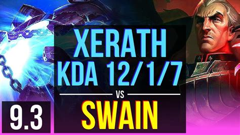 XERATH Vs SWAIN MID KDA 12 1 7 3 Early Solo Kills Legendary TR