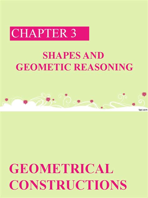 Geometric Constructions Step By Step Instructions For Constructing