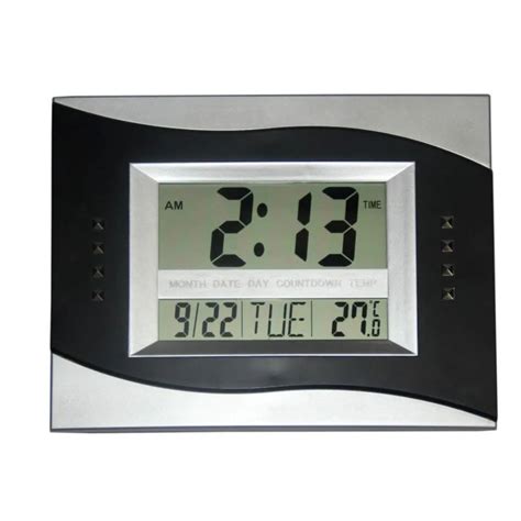 Rectangular Digital Wall Clock Large - Kinaun (किनौं) Online Shopping Nepal