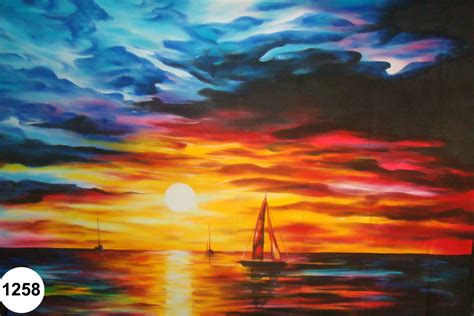 Sunset Painting at PaintingValley.com | Explore collection of Sunset ...