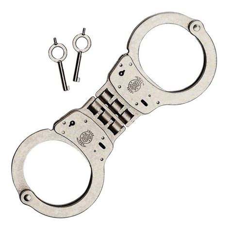 Smith & Wesson Nickel Hinged Handcuffs Model 300 | Zahal