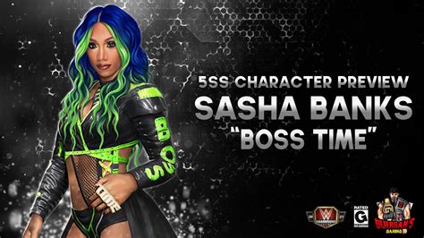 Character Preview Sasha Banks Boss Time Gameplay Wwe Champions 😺 Youtube